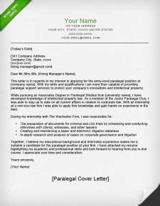 paralegal cover letter sample resume genius