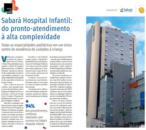 Sabará Hospital Infantil Do Pronto Atendimento à Alta Complexidade