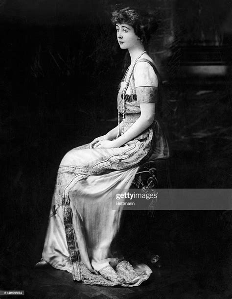 Portrait Of The Duchess Of Marlborough Consuelo Vanderbilt Seated