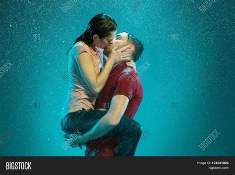 Loving Couple Kissing Image And Photo Free Trial Bigstock