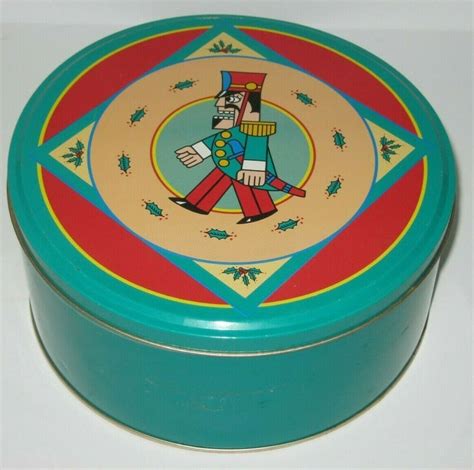 I wasn't expecting anything, so imagine my surprise and delight to find that it was filled with samples of archway's new holiday cookies! Vintage Christmas Cookie Tin Marching Solider Hong Kong # ...