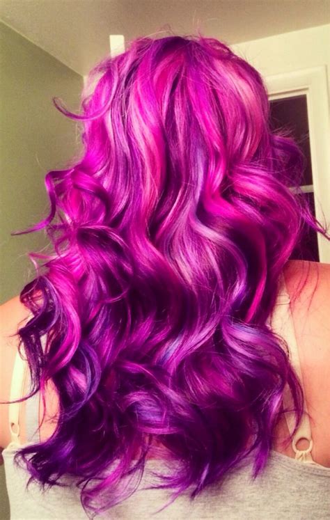 Pink And Purple Hair Hair Color Purple Beautiful Hair Color