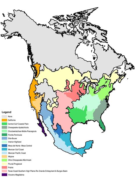map of north america s turtle communities maps on the web