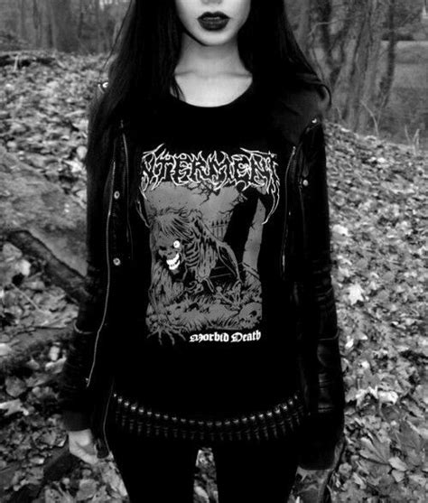 Absence Of Colors Metal Girl Style Metal Girl Metalhead Fashion