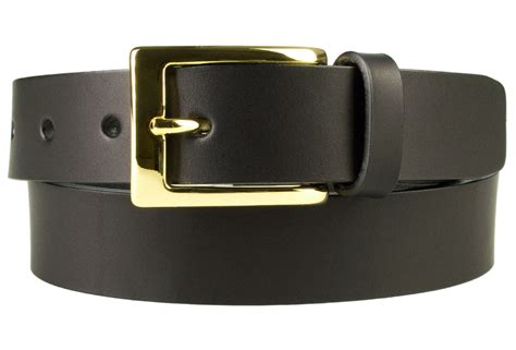 Mens Black Leather Belt With Gold Buckle Belt Designs
