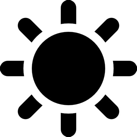Free Icon Sunny Day Or Sun Weather