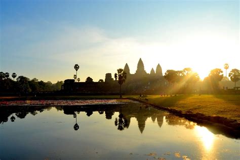 Sunrise At Angkor Wat Cambodia Travel Moments