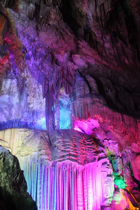 Fotos Gratis Formación Cueva Arco Iris Colores China