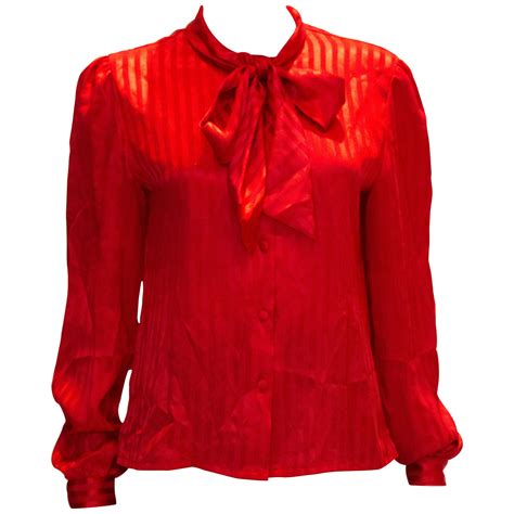 Red Feather Trim Top By No 21 For Sale At 1stdibs