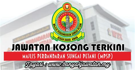 Ok nexttt majlis perbandaran sungai petani pulakk. Jawatan Kosong di Majlis Perbandaran Sungai Petani (MPSP ...