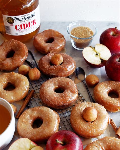 Cinnamon Apple Doughnuts With Cider Glaze The Original Dish