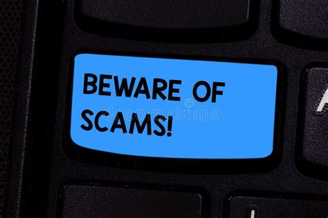 Text Sign Showing Beware Of Scams Conceptual Photo Stay Alert To Avoid