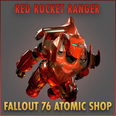 Artstation Fallout 76 Red Rocket Ranger Power Armor