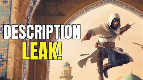 Assassin S Creed Mirage Description Leaks Seems The Rumors Were All Right