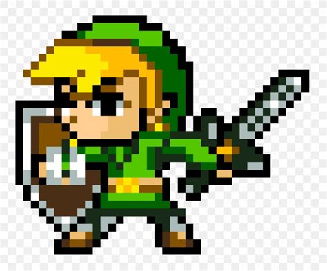 Pixelated yellow star, minecraft super. The Legend Of Zelda: Breath Of The Wild Link Pixel Art ...