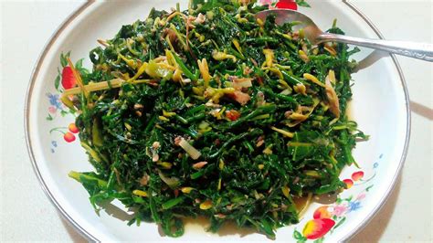 Resep Sayur Pakis Tumis Bunga Pepaya Ala Manado Youtube