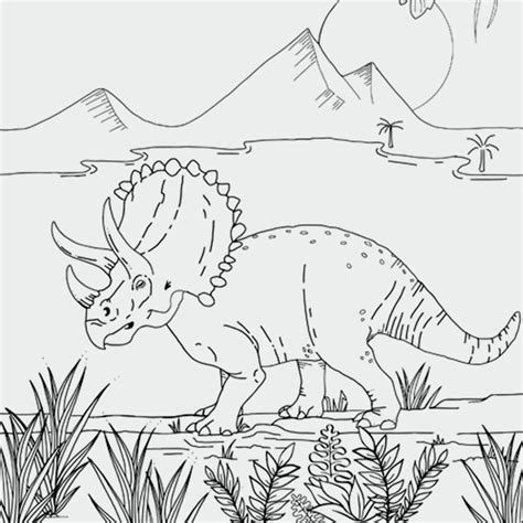 Triceratops ausmalbilder dino zum ausmalen kribbelbunte ausmalbilder