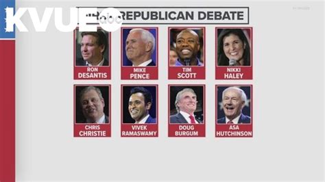 First Republican Presidential Candidate Debate Scheduled For Aug 23 Kvue Youtube