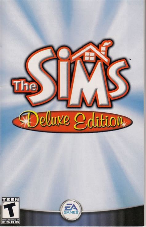 The Sims Deluxe Edition 2002 Windows Box Cover Art Mobygames