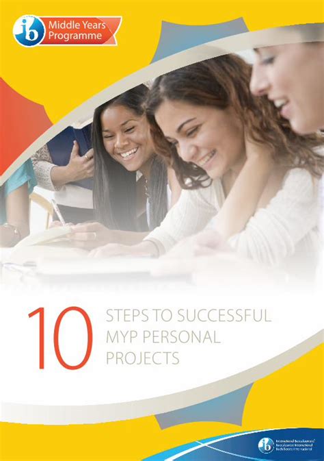 Pdf Steps To Successful Myp Personal Projects · Myp Certificate Myp