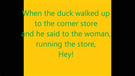 The Duck Song 2 Lyrics Youtube