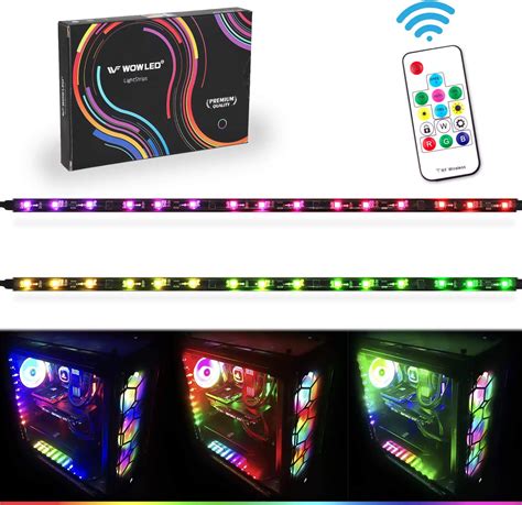 Wowled Pc Rgb Led Addressable Strip Magnetic For Diygaming Pc Case