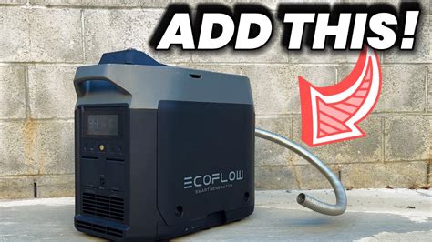 How to Install an ECOFLOW Smart Generator Exhaust Extension - YouTube