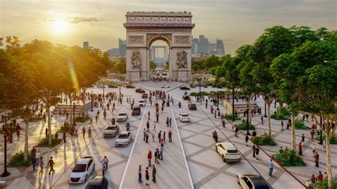 Paris Is Redesigning The Champs Élysées Into Pedestrian Gardens