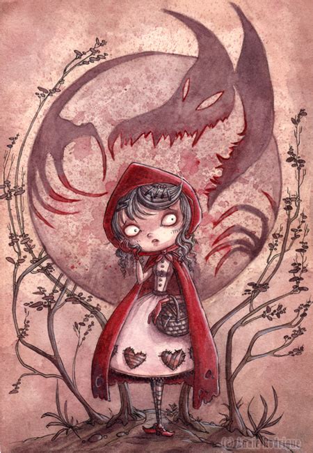 The Owls Skull Le Petit Chaperon Rouge Or Little Red Cap