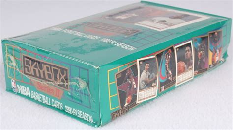 Free skybox basketball card price guide with psa, bgs & ungraded prices. Box of 1990-91 Series II Skybox Basketball Cards