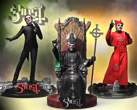 ghost s papa emeritus and cardinal copia statues coming this fall