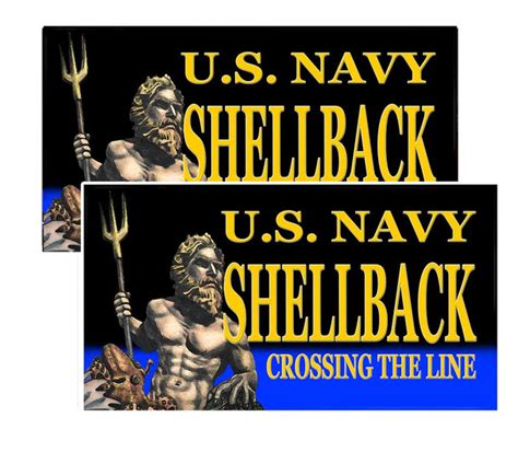 Us Navy Shellback Crossing Decal Brotherhood