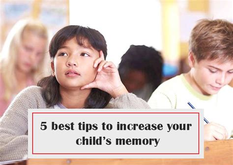 5 Best Tips To Increase Your Childs Memory