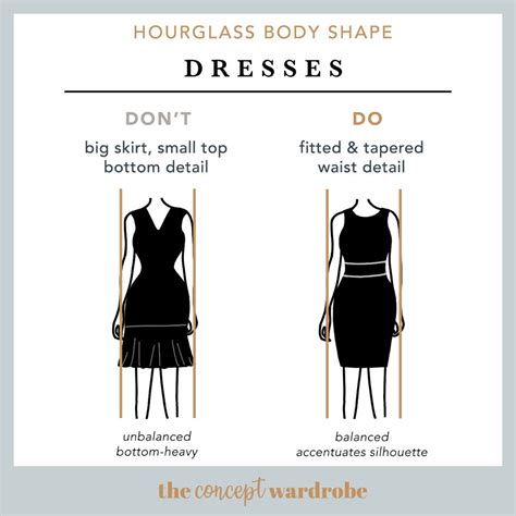 the concept wardrobe avoid dresses with straight lines or boxy cuts that cover up your curves