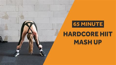 hardcore hiit mash up 65 min full body hiit warm up and cool down no equipment 098 youtube