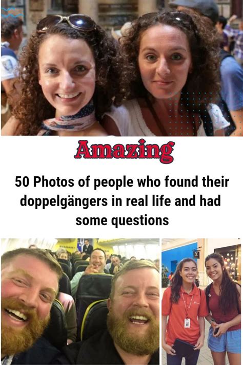 50 Photos Of People Who Found Their Doppelgängers In Real Life And Had