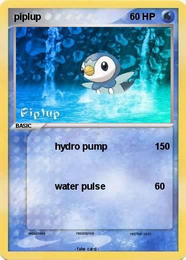 Pokémon Piplup 385 385 Hydro Pump My Pokemon Card