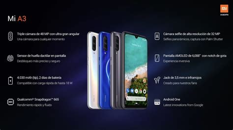 Xiaomi Mi A3 Características Y Precio Menzig