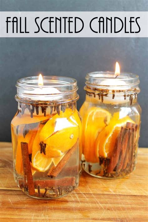 How To Make Jar Candles In Minutes Diy Fall Scented Candles Fall