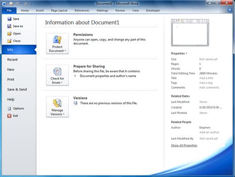 Word 2010 Getting Started With Word Words Word 2007 Microsoft Word