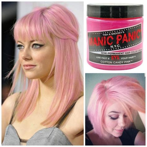 Manic Panic Glow In The Dark Semi Permanent Hair Color In Cotton Candy Pink Gogetglam