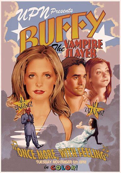 Buffy Once More With Feeling Posters By Reagan Mackenzie Redbubble