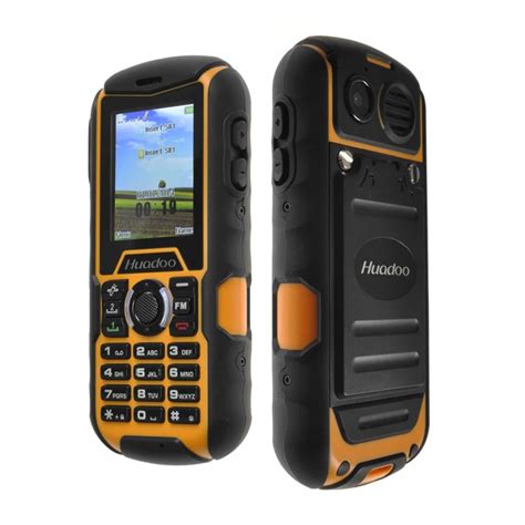 Original Huadoo H1 Waterproof Phone 20 Mtk6261a Rugged Dustproof