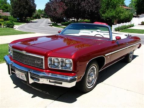 1975 Chevrolet Caprice Convertible In Dark Red Chevy Caprice Classic