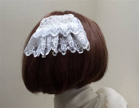 Christian Head Cover White Lace Doily Lace Head Covering
