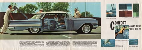 Gm 1960 Impala Belair Biscanyne Chevrolet Sales Brochure
