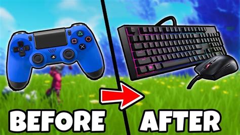 My First Time On Keyboard And Mouse Fortnite Youtube