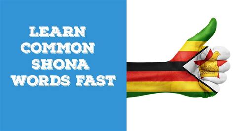 Common Shona Words And How To Pronounce Them Part 1 Youtube