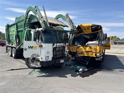 Multiple students taken to hospital after crash between school bus