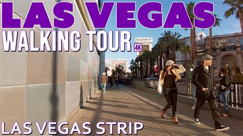 Las Vegas Strip Walking Tour 12421 330 Pm Youtube